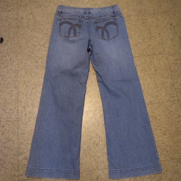 Liz Claiborne Wide Leg Jeans,  Size: 12 - Picture 8 of 9